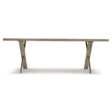 Milo Glazed Silver/Morel Dining Table - Ornate Home