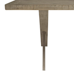 Milo Glazed Silver/Morel Dining Table - Ornate Home