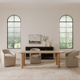 Milo Oak Large Dining Table - Ornate Home