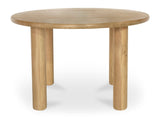 Milo Oak Round Dining Table - Ornate Home