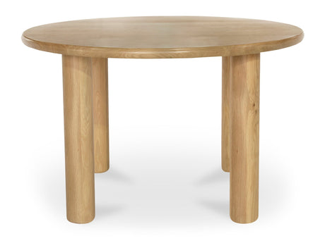 Milo Oak Round Dining Table - Ornate Home