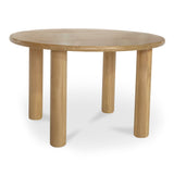 Milo Oak Round Dining Table - Ornate Home