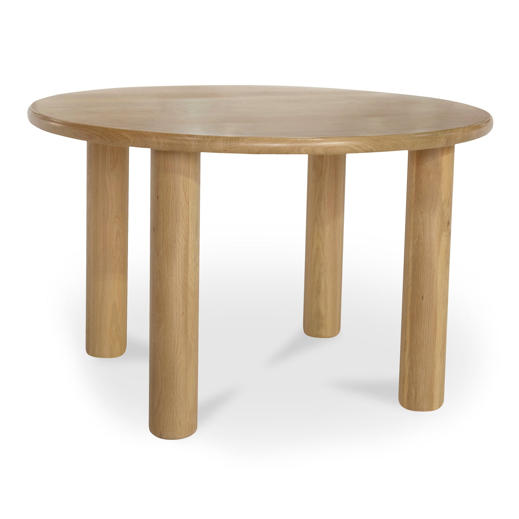 Milo Oak Round Dining Table - Ornate Home