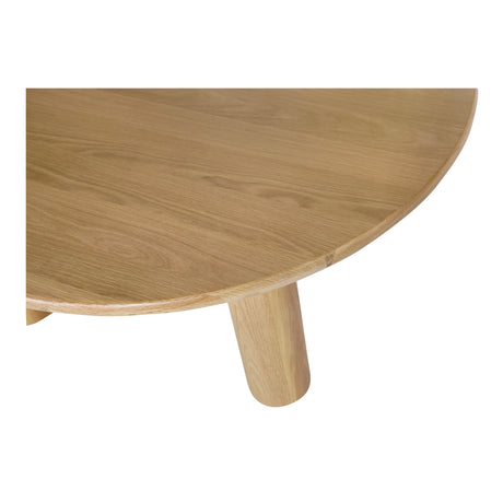 Milo Oak Round Dining Table - Ornate Home
