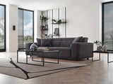 Milos Anthracite Living Room Set - Ornate Home