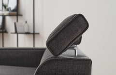 Milos Anthracite Sofa - Ornate Home