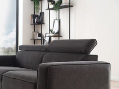 Milos Anthracite Sofa - Ornate Home