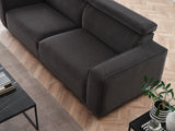 Milos Anthracite Sofa - Ornate Home