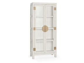 Milroy Antique White Tall Cabinet - Ornate Home
