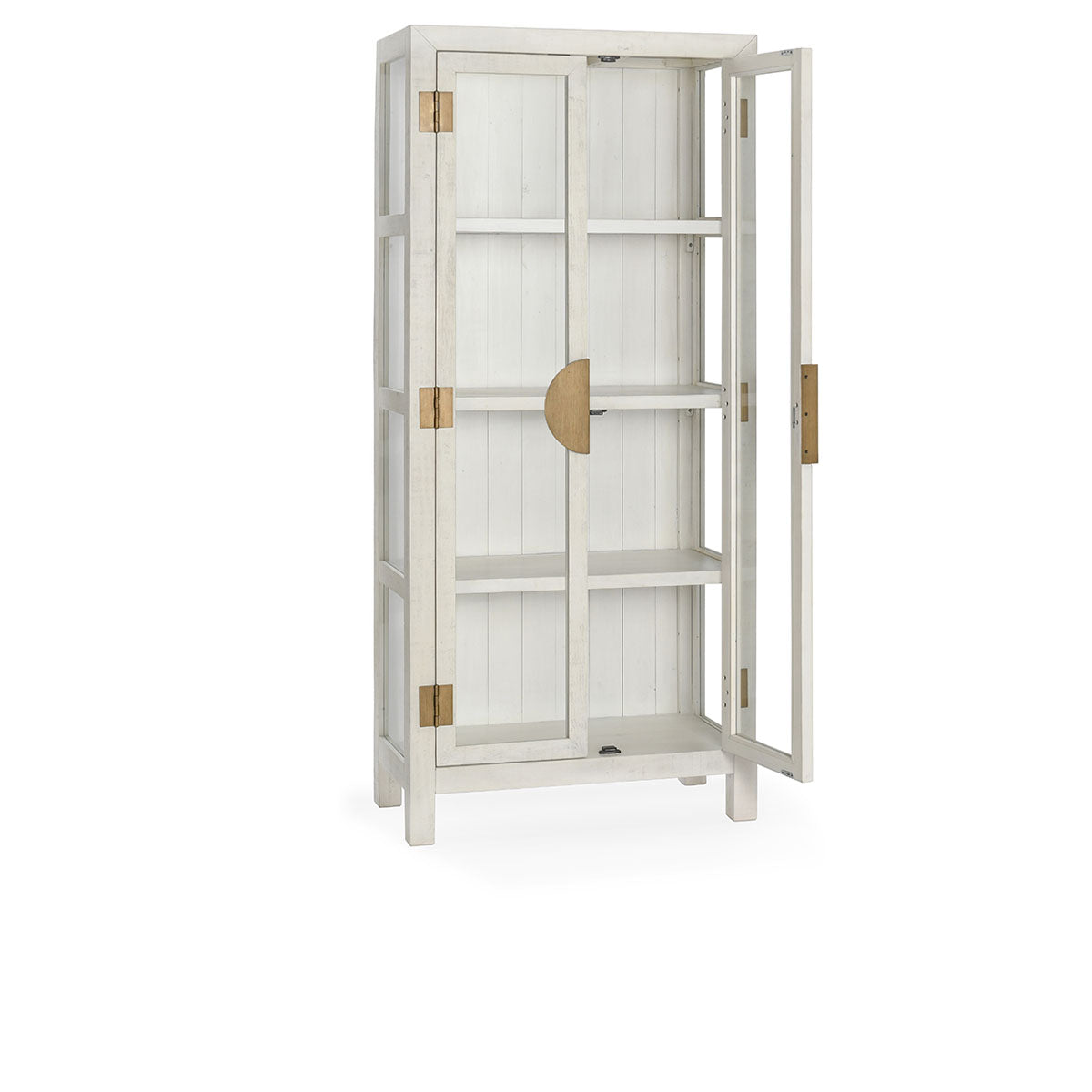 Milroy Antique White Tall Cabinet - Ornate Home