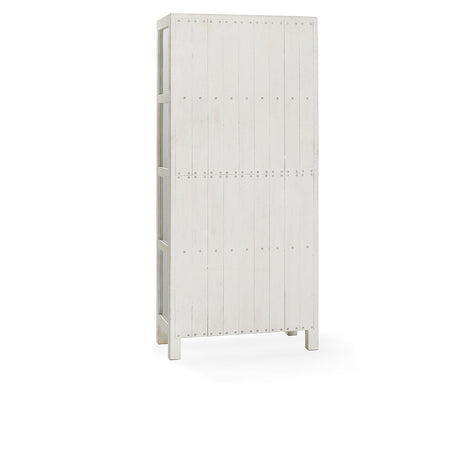 Milroy Antique White Tall Cabinet - Ornate Home