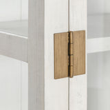 Milroy Antique White Tall Cabinet - Ornate Home