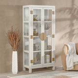 Milroy Antique White Tall Cabinet - Ornate Home