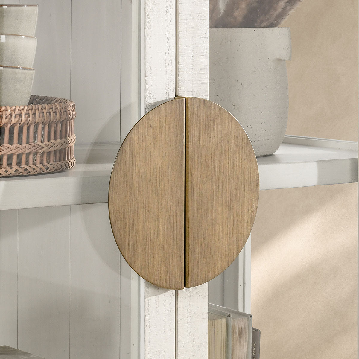 Milroy Antique White Tall Cabinet - Ornate Home