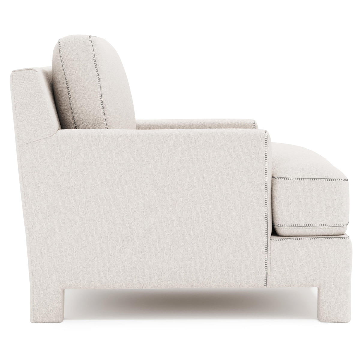 Mily Gray Chair Without Pillows - Ornate Home