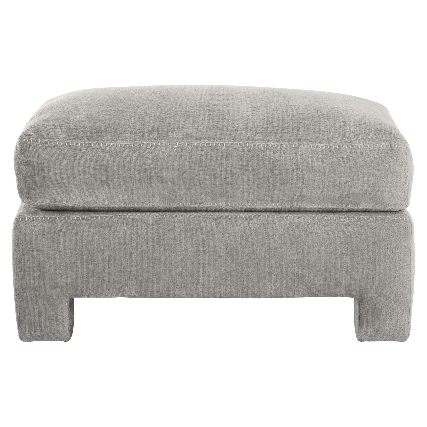 Mily Grey Fabric Bumper Ottoman - Ornate Home