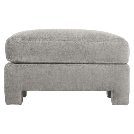 Mily Grey Fabric Bumper Ottoman - Ornate Home
