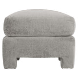 Mily Grey Fabric Bumper Ottoman - Ornate Home