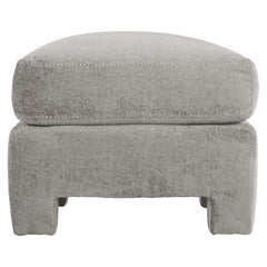 Mily Grey Fabric Bumper Ottoman - Ornate Home