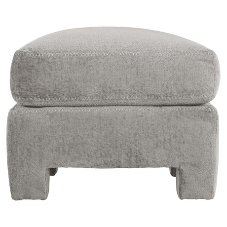 Mily Grey Fabric Bumper Ottoman - Ornate Home