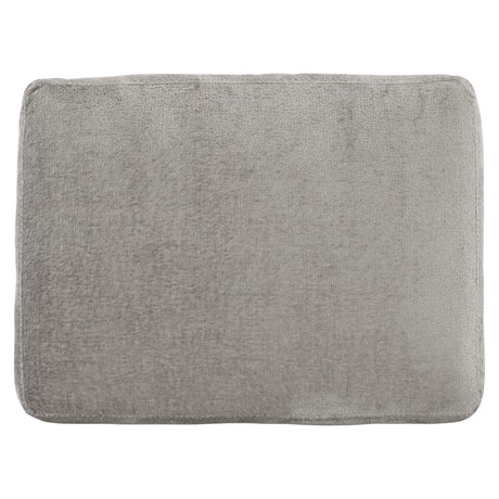 Mily Grey Fabric Bumper Ottoman - Ornate Home