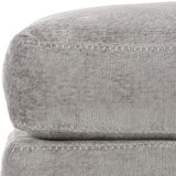 Mily Grey Fabric Bumper Ottoman - Ornate Home