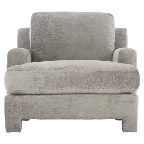 Mily Grey Fabric Chair - Ornate Home