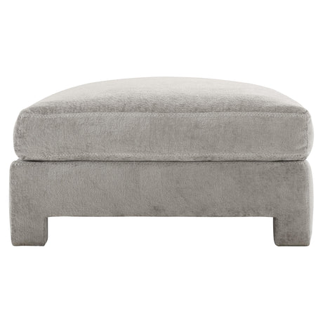 Mily Grey Fabric Cocktail Ottoman - Ornate Home