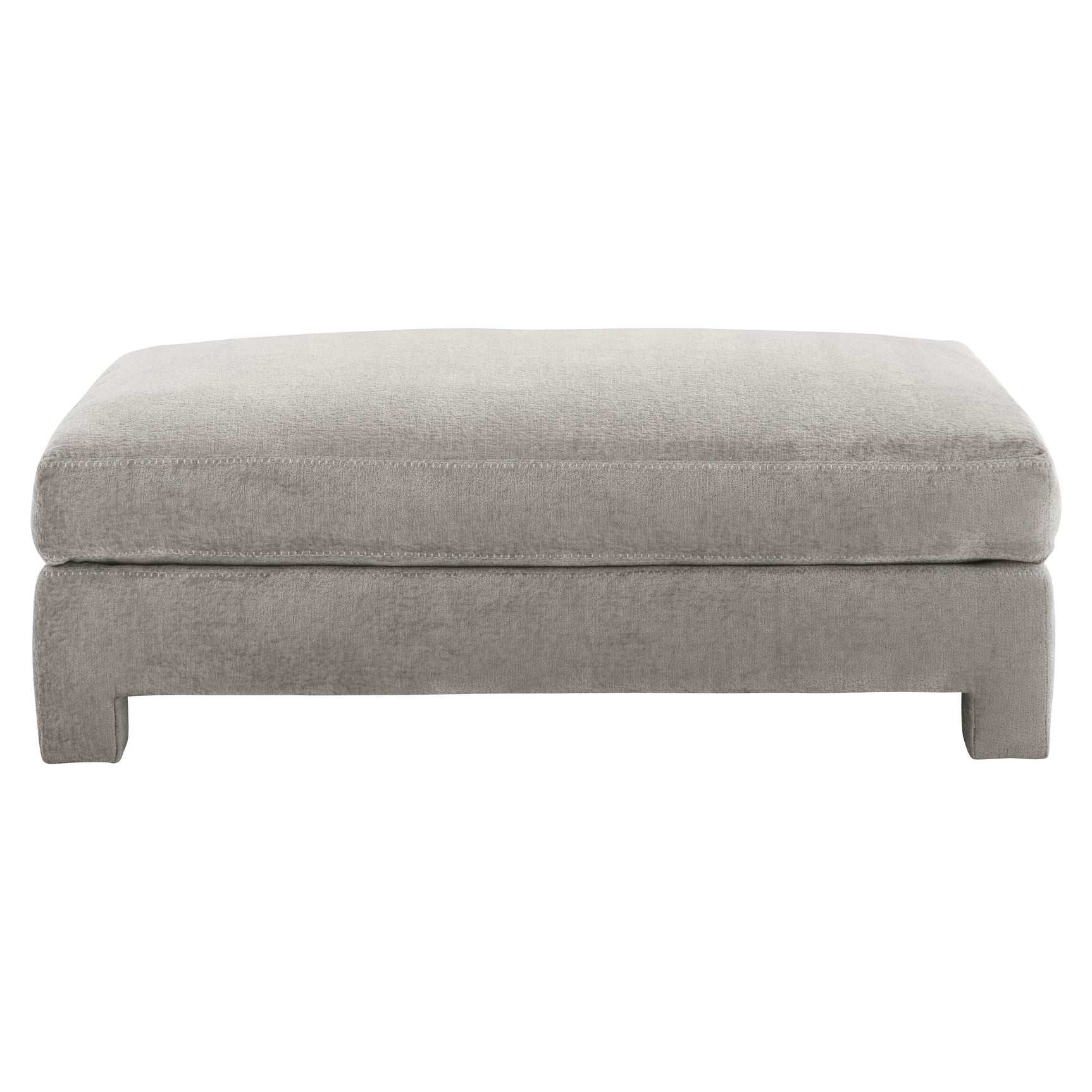 Mily Grey Fabric Cocktail Ottoman - Ornate Home