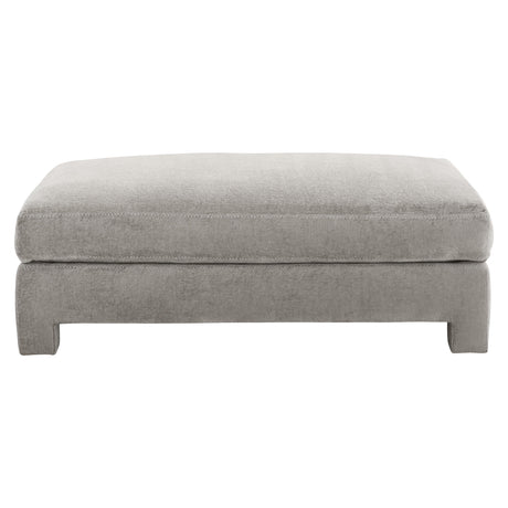 Mily Grey Fabric Cocktail Ottoman - Ornate Home