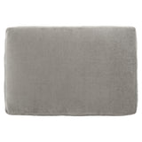 Mily Grey Fabric Cocktail Ottoman - Ornate Home