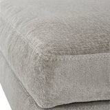 Mily Grey Fabric Cocktail Ottoman - Ornate Home