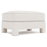 Mily Ivory Bumper Ottoman - Ornate Home