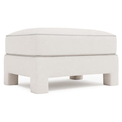 Mily Ivory Bumper Ottoman - Ornate Home