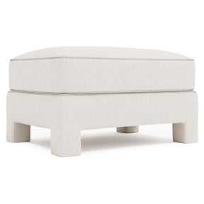 Mily Ivory Bumper Ottoman - Ornate Home