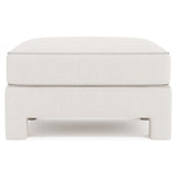 Mily Ivory Bumper Ottoman - Ornate Home