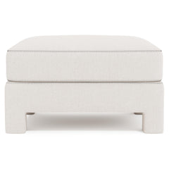 Mily Ivory Bumper Ottoman - Ornate Home