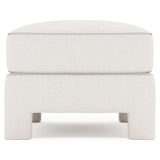 Mily Ivory Bumper Ottoman - Ornate Home