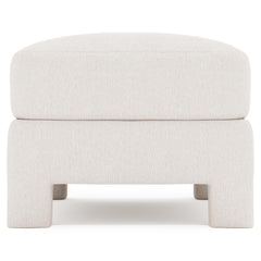 Mily Ivory Bumper Ottoman - Ornate Home
