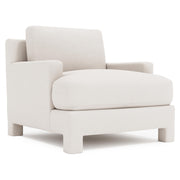 Mily Ivory Chair Without Pillows - Ornate Home