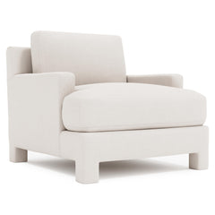 Mily Ivory Chair Without Pillows - Ornate Home