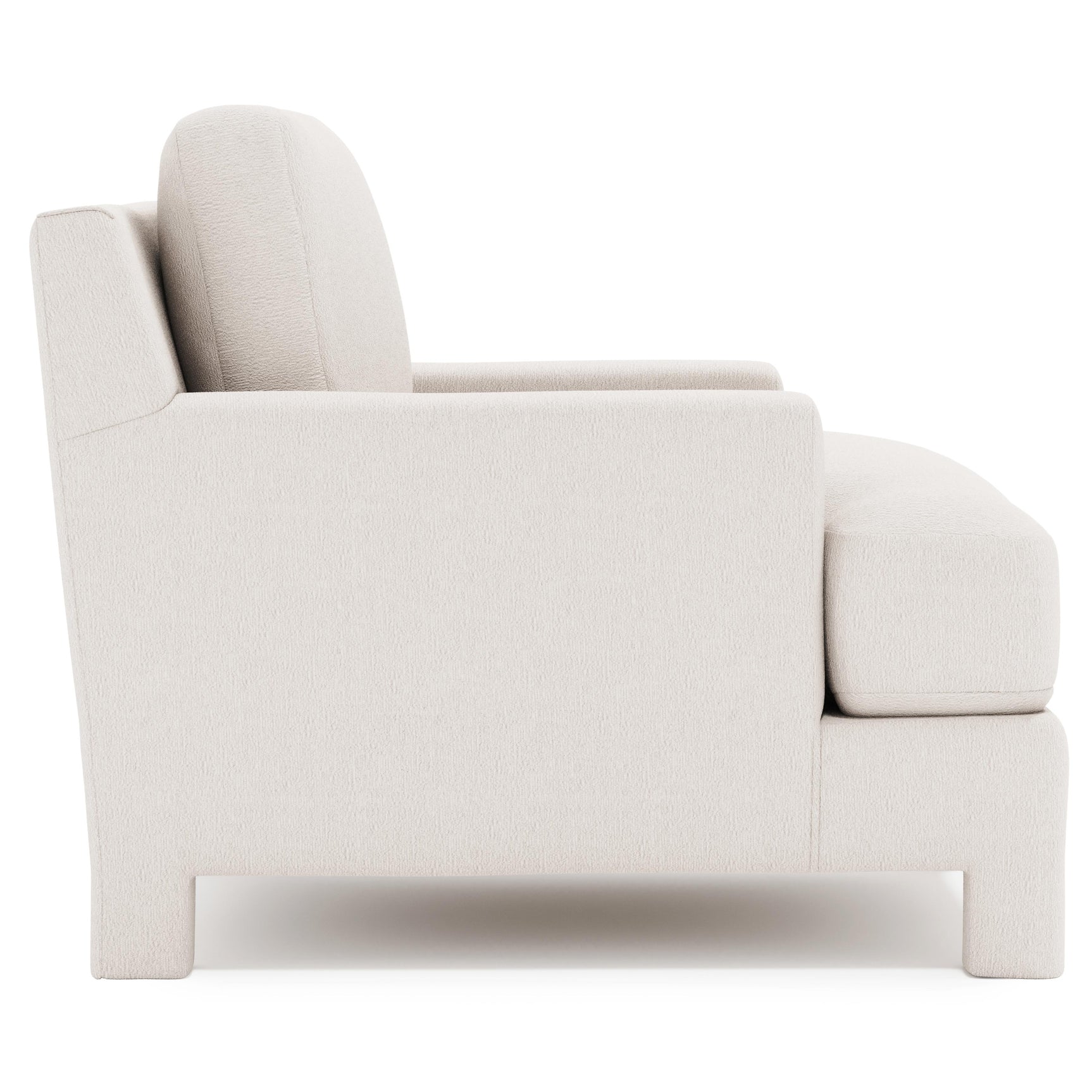 Mily Ivory Chair Without Pillows - Ornate Home