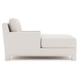 Mily Ivory Chaise Without Pillows - Ornate Home