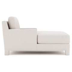 Mily Ivory Chaise Without Pillows - Ornate Home
