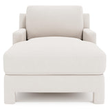 Mily Ivory Chaise Without Pillows - Ornate Home