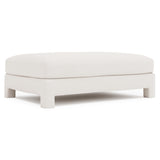 Mily Ivory Cocktail Ottoman - Ornate Home