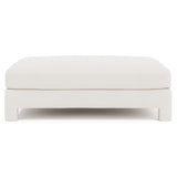 Mily Ivory Cocktail Ottoman - Ornate Home
