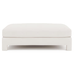 Mily Ivory Cocktail Ottoman - Ornate Home