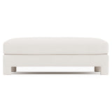 Mily Ivory Cocktail Ottoman - Ornate Home