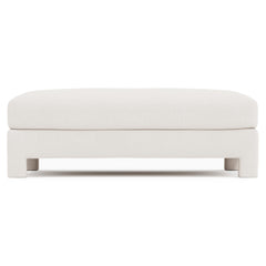 Mily Ivory Cocktail Ottoman - Ornate Home